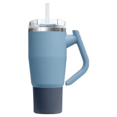 La Terre 旋轉提手隨行杯, 1個, 950ml, 海軍藍