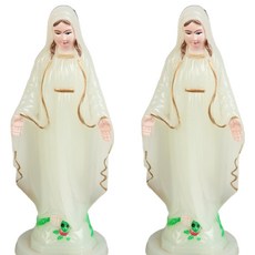 Market Ring 聖母瑪利亞天主教用品 type1 10cm, 2個, 混合顏色