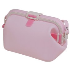 Hoottak 多用途防水矽膠包 收納袋 游泳包 2L 16 x 11 x 11cm, 1個, 粉紅色