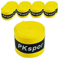 FirstFit 球拍握把帶 握把膠帶, 10個, 黃色