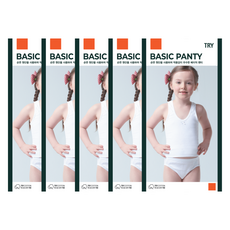 트라이 여아용 코튼 삼각팬티 TGPT201 5p