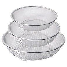 Kitchen Art圓形不鏽鋼碗籃 3件組, 混色, 1套