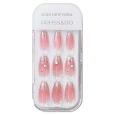 KISS NEW YORK Press & Go 美甲片, 閃亮粉, 1個