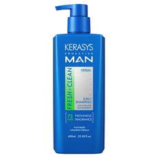 KERASYS Proactive 男士草本緩解掉髮洗髮精, 1個, 600ml