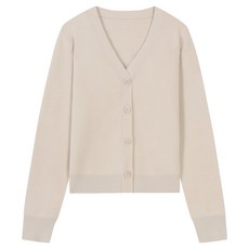 ISABEY 女款 ISABEY 基本款V領長袖開襟衫 VJCCX9904