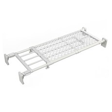 HEIAN SHINDO 平安伸銅 超耐重多功能伸縮架 網架 + 獨立雙腳架 RB-11, 白色, 1層