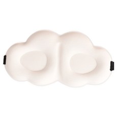 KODACHIEF 데일리 감각적인 수면안대 베이지 솔리드 20 x 10.5 cm, 1개