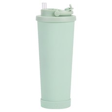 GER 泰 陶瓷塗層手提吸管保溫杯, 830ml, 1個, 淡綠色