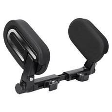 YORI CAR 優里 車用可側翻側睡枕, 黑色, 1個