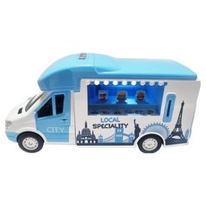 JINJIA TOYS 世界流通 漢堡餐車 地方特產車, 1個, 混合色