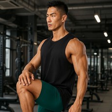 JANGSABU 男士健身運動肌肉版型背心