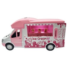 JINJIA TOYS 世界流通 冰淇淋迷你車, 1個, 混合顏色