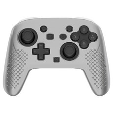 SPACE SHIELD 任天堂 Switch 2 Pro 控制器相容 Pro-Con 2 浮雕握把矽膠保護套, 1個, 單一商品, 透明