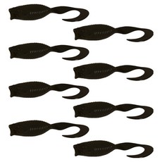 다미끼 와우 그럽 광어 우럭 배스 웜 102mm, 902 LIGHT CINNAMON, 5g, 8개