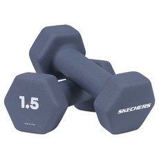 스케쳐스 와이드핏 육각 아령 덤벨, 1.5kg, 1세트