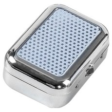 캐시리치 밀폐형 냄새차단 뚜껑타입 미니 휴대용 재떨이 4.5 x 6 cm, 화이트, 1개