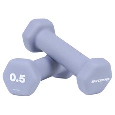 SKECHERS 寬版六角啞鈴, 1套, 0.5kg