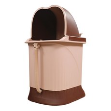 MRF 健身大師 腳底電動按摩泡腳機 SPA會所專用 桶身72cm, 咖啡色, HY-8816