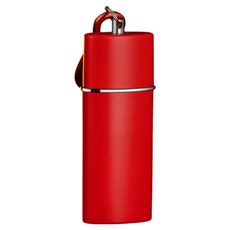 캐시리치 히든캡 포켓 미니형 휴대용 재떨이 3.2 x 8.5 cm, 레드, 1개