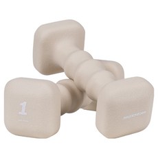 SKECHERS Flow 方形啞鈴 2入, 1套, 1kg