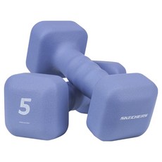 SKECHERS Flow 方形啞鈴, 1套, 5kg