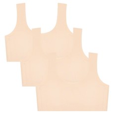 엘르이너웨어 아동용 학생 심리스 브라 1단계 3p