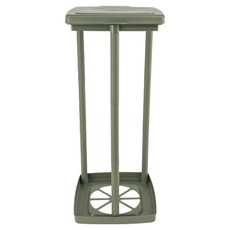 gadamda 봉투거치 프레임 분리수거함, 올리브그린