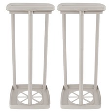 GADAMDA 袋架框架分類回收桶 2入, 煙灰色