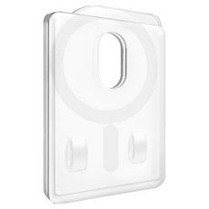 더조은셀러 갤럭시 전용 루트 맥세이프 카드 수납 지갑 홀더, 투명, 1개