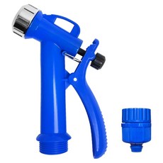 월드크린 이지탭 물 호스 스프레이 건, 1개, 블루