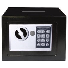 Eumes 數位上投式迷你保險箱, 黑色