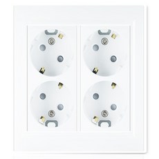 ILSHIN ELECTRIC Blooming 4孔嵌入式插座, 1個