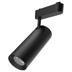 GONEO Wonha 一體式 COB 無頻閃 軌道燈 軌道照明 LED 30W, 1個, 黑色 + 燈泡色
