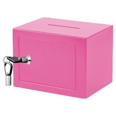 윰스 상단 투입 미니 열쇠금고, 핑크