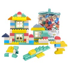 Kes.B Tteun Tteun 軟式建築師 幼兒積木城鎮 230p 2852, 1套, 混合色