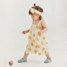 두두앤솜 레몬 거즈 바디수트