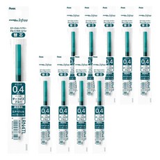 Pentel 飛龍文具 Energel Infree 原子筆筆芯 0.4mm LRN4TL-S3, S3 綠松石藍