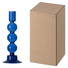 特雷奧巴 精美壁掛式三頭燭台 8 x 20 cm, 藍色