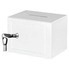 윰스 상단 투입 미니 열쇠금고, 화이트