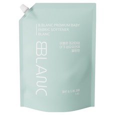 BBLANC 嬰幼兒衣物柔軟精 白麝香 補充包, 1個, 1.6L
