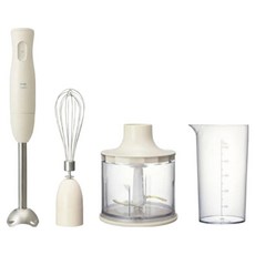 BRUnO 手持攪拌器4件組 大麥白, BOE034-IV-KE