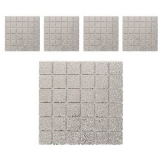 MONESPACE 瓷質馬賽克瓷磚 48mm, 水銀, 5個