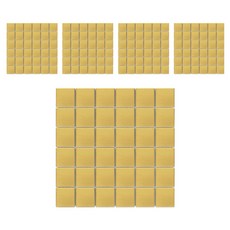 MONESPACE 瓷質馬賽克磁磚 48mm, 金色霧面, 5個