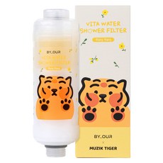 BY OUR Muziktiger聯名完美潔淨維他命沐浴過濾器, 1個, 清雅伊蘭香