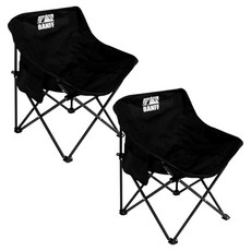 BANFF AVID 露營椅, 黑色, 2個