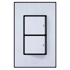 일신전기 챠밍 나이스 블랙 2구 1로 스위치, 1개