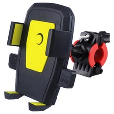 하태스몰 자전거 휴대폰거치대 타입1, 옐로우, 1개