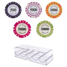 Huni Gamble 國際規格拉斯維加斯撲克籌碼組 A, 1套, 混色