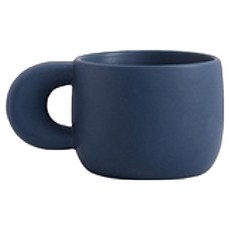 小麥購物 浮雕胖胖熊系列 厚把杯 L950 200ml, 霧藍色, 1個