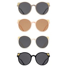 兒童款 貓咪太陽眼鏡4件組